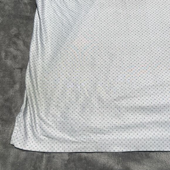 Hickey Freeman Polo Shirt Mens Large Gray Performance Short Sleeve Casual Golf - Picture 16 of 16